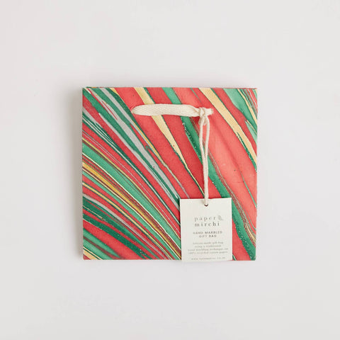 Hand Marbled Gift Bags – Christmas Glitz - Sprouts of Bristol