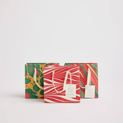 Hand Marbled Gift Bags – Christmas Glitz - Sprouts of Bristol
