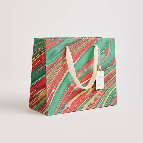 Hand Marbled Gift Bags – Christmas Glitz - Sprouts of Bristol