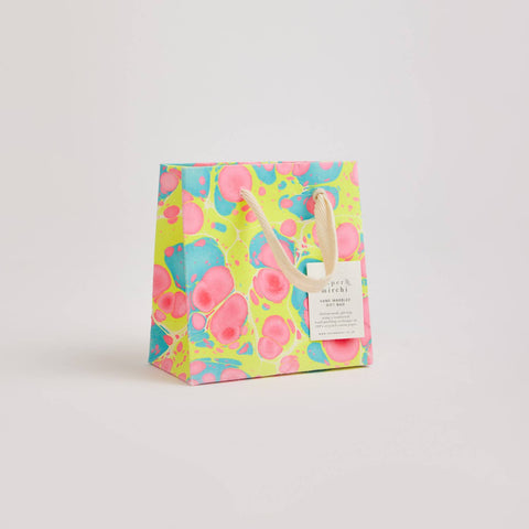 Hand Marbled Gift Bags - Neon - Sprouts of Bristol