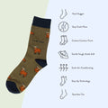 Highland Cow Bamboo Socks - Sprouts of Bristol