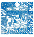 Into the Waves Risograph Art Print - Sprouts of Bristol