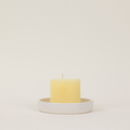 Ivory Mini Heart Candle - Sprouts of Bristol