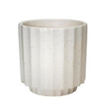 Ivory White Bourton Scalloped Planter - Sprouts of Bristol
