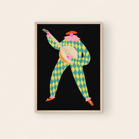 Jacques Circus Art Print | Character | Nursery Wall Decor - Sprouts of Bristol