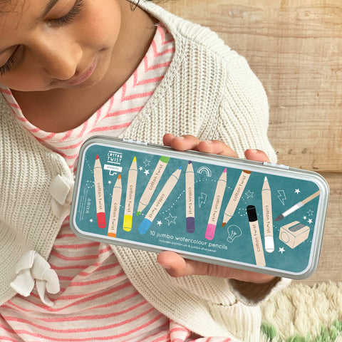 Jumbo Watercolour Pencils Tin - Sprouts of Bristol