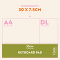 Keyboard Weekly Planner Pad | Colourful Grid - Sprouts of Bristol