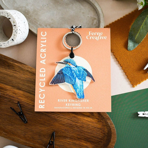 Kingfisher Keyring - Sprouts of Bristol