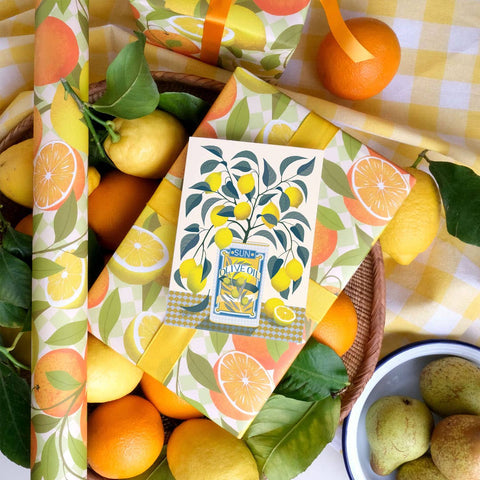 Lemon Tree | Everyday greetings card | Mediterranean, Fruit - Sprouts of Bristol