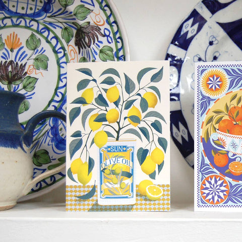Lemon Tree | Everyday greetings card | Mediterranean, Fruit - Sprouts of Bristol