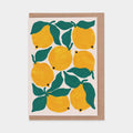 Lemons Greetings Card - Sprouts of Bristol