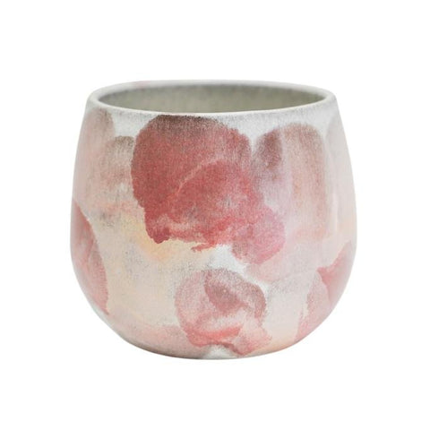 Lola Abstract Watercolour Pink Planter - Sprouts of Bristol