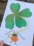 Lucky A5 Risograph Print - Sprouts of Bristol