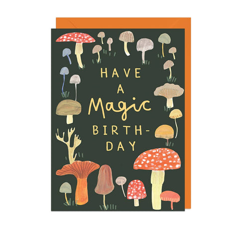 MAGIC BIRTHDAY MUSHROOM Greetings Card - Sprouts of Bristol