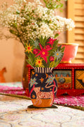 'Magical Pop Up Tiger Vase' Greetings Card - Sprouts of Bristol