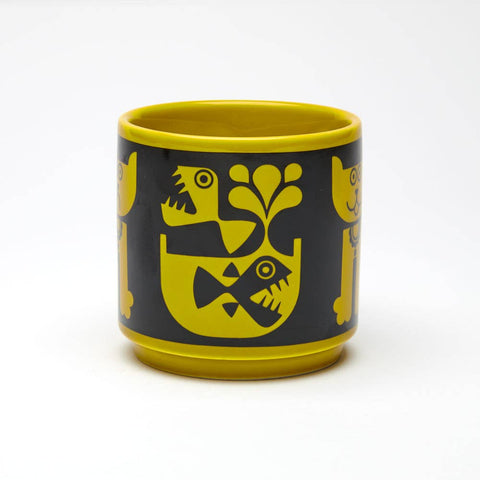 Magpie x Hornsea Mug – Cat & Piranha - Sprouts of Bristol