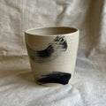 Makers Mark - Black and White Handmade Ceramic Plant Pot - Sprouts of Bristol