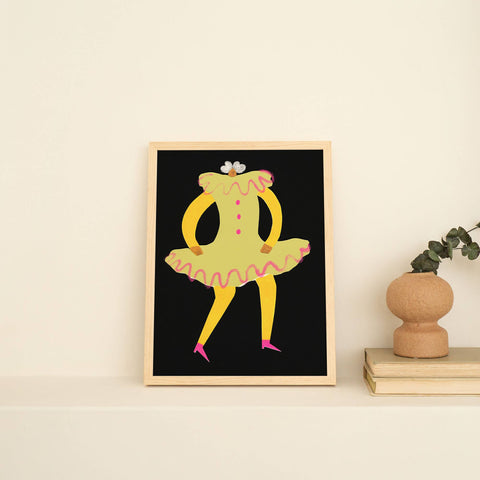 Mariette Circus Art Print | Character | Nursery Wall Decor - Sprouts of Bristol