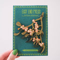 Mistletoe Wooden Ornament - Sprouts of Bristol