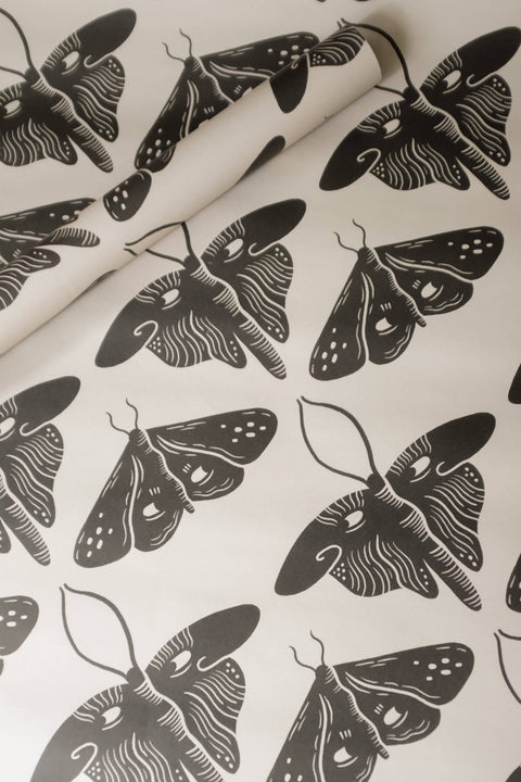 'Moth' Nature - Themed Gift Wrap - Sprouts of Bristol
