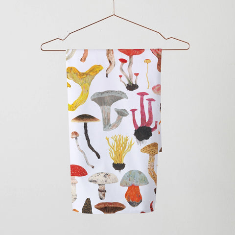 Mushrooms and Toadstool Tea Towel - Sprouts of Bristol