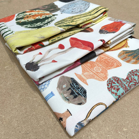 Mushrooms and Toadstool Tea Towel - Sprouts of Bristol