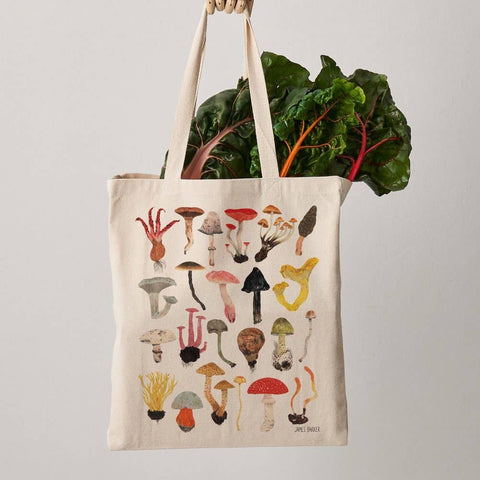 Mushrooms Canvas Tote Bag - Sprouts of Bristol