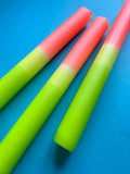 Neon Citrus - Dip Dye Dinner Candle Trio - Sprouts of Bristol
