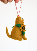 Niaski Vincat Van Gogh Cat Felt Decoration – Handmade Fair Trade - Sprouts of Bristol