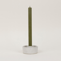 Olive Green 7/8" x 10" Church Dinner Candles - Sprouts of Bristol