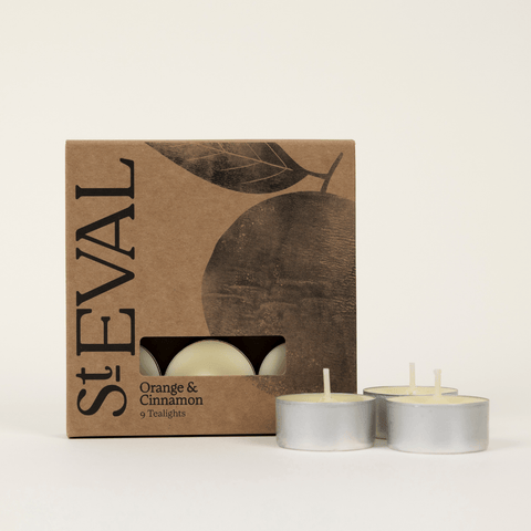 Orange & Cinnamon Scented Tealights - Sprouts of Bristol