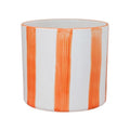 Paros Orange Painted Stripe Planter - Sprouts of Bristol