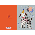 PARTY DOG card - Sprouts of Bristol