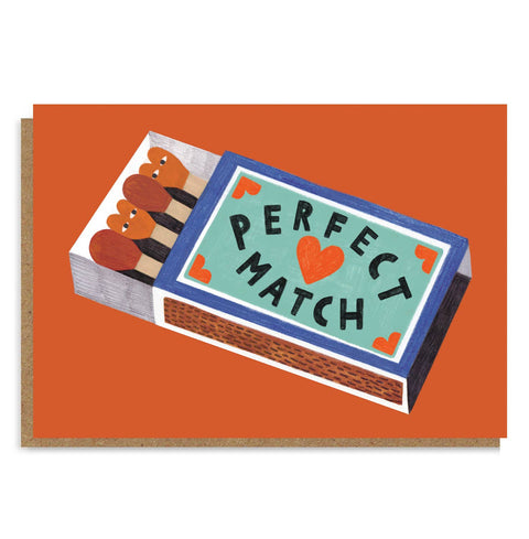Perfect Match Greetings Card - Sprouts of Bristol