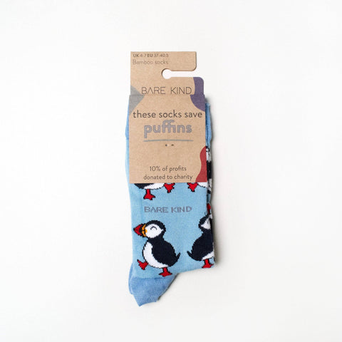 Puffin Bamboo Socks - Sprouts of Bristol