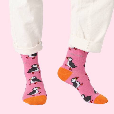 Puffin Bamboo Socks - Sprouts of Bristol
