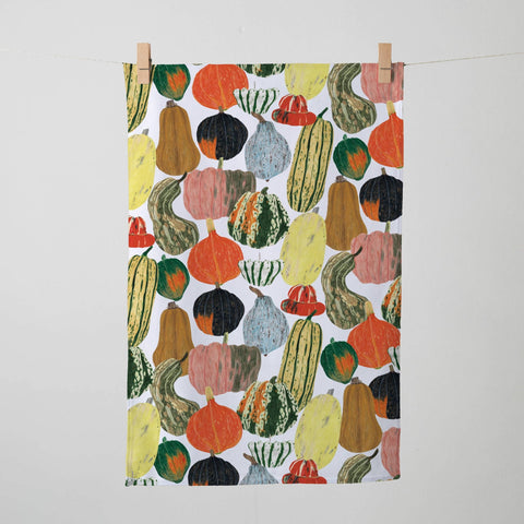 Pumpkin Squash Tea Towel - Sprouts of Bristol