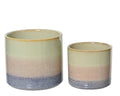 Purple, Pink and Green Gradient Reactive Glazed Ceramic Planter - Sprouts of Bristol
