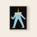 Robin Circus Art Print | Character | Nursery Wall Art - Sprouts of Bristol