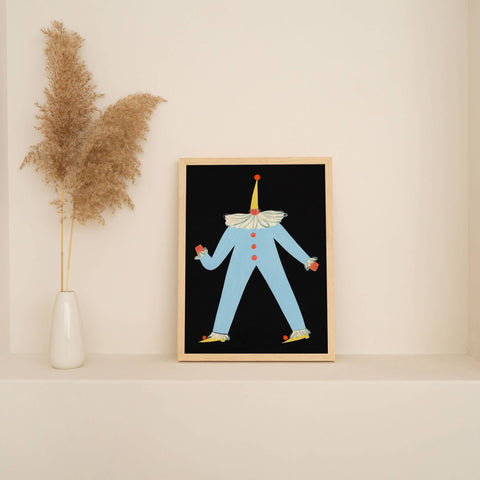 Robin Circus Art Print | Character | Nursery Wall Art - Sprouts of Bristol