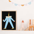 Robin Circus Art Print | Character | Nursery Wall Art - Sprouts of Bristol