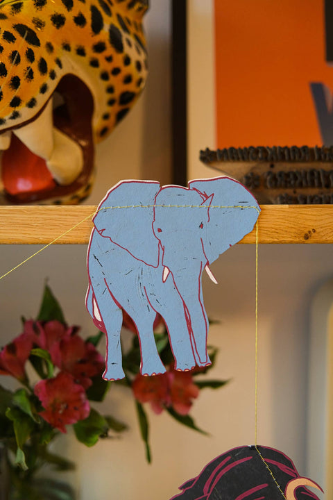 Safari Animals Sewn Garland - Sprouts of Bristol