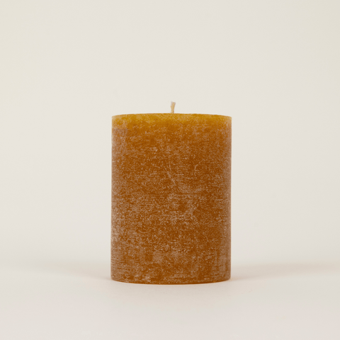 Sandalwood, Scented Coloured Pillar Candle - Sprouts of Bristol
