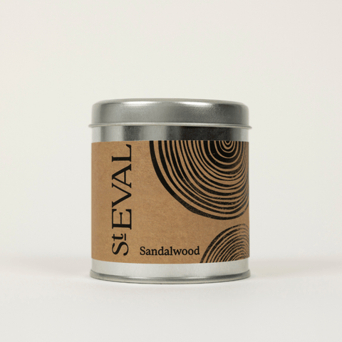 Sandalwood Scented Tin Candle - Sprouts of Bristol