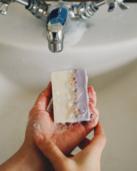 Scottish Salt Soap - Lavender, Mandarin, Coriander & Cedar - Sprouts of Bristol