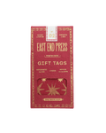 Screen - printed Christmas Gift Tags - Set of Six - Sprouts of Bristol