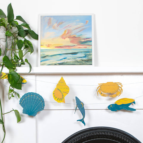 Sealife Sewn Garland - Sprouts of Bristol