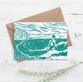 Seas The Day Greetings Card - Sprouts of Bristol