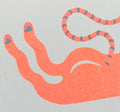 Silly Cat Riso Greetings Card - Sprouts of Bristol