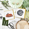 Sleeping Badger Greetings Card - Sprouts of Bristol